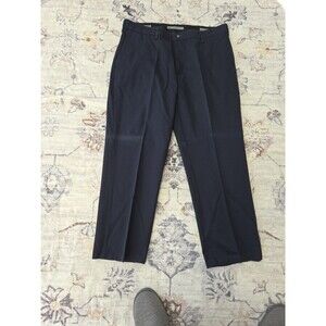 #326 Lee custom fit Men's Navy Blue 38x29 chinos dress pants Cotton/Spandex